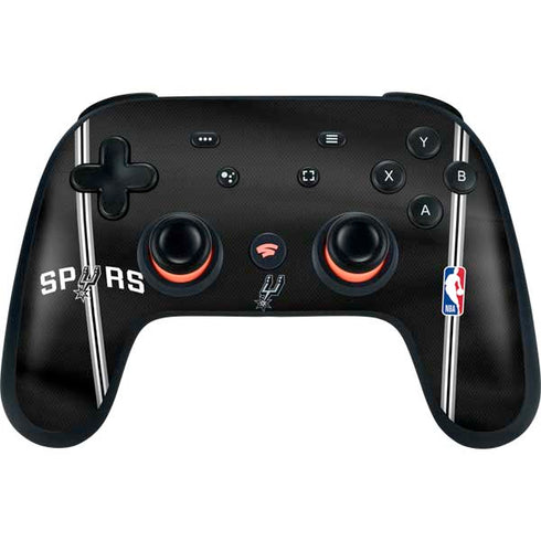 NBA San Antonio Spurs Jersey Google Stadia Controller Skin